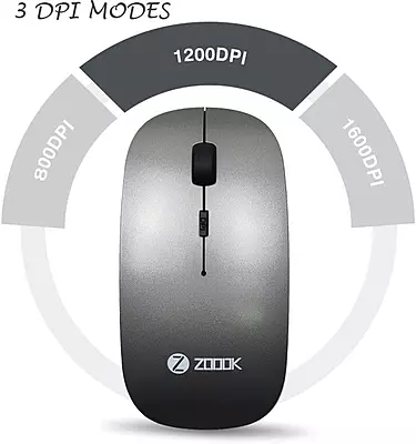 Open Box Zoook ZK-BLADE-BOLD Wireless Optical Mouse