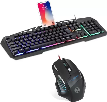 Open Box Zoook Combat Pro Black Wired USB Desktop Keyboard & mouse