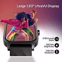 Fastrack Revoltt FS1-1.83''BT Calling Fast Charge 110+ Sports Mode 200+ WatchFaces IP68 Smartwatch