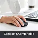 HAMMOK SARA Wired Optical Mouse – 1000 DPI | Ambidextrous Design | USB 3.0 Interface | Smooth Tracking | Black | PC & Laptop Mouse