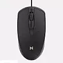 HAMMOK SARA Wired Optical Mouse – 1000 DPI | Ambidextrous Design | USB 3.0 Interface | Smooth Tracking | Black | PC & Laptop Mouse