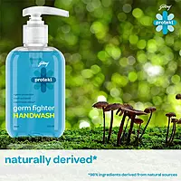 Godrej Protekt Germ Fighter Aqua Hand Wash Refill Pouch | 99.9% Germ Protection | Refill Pack
