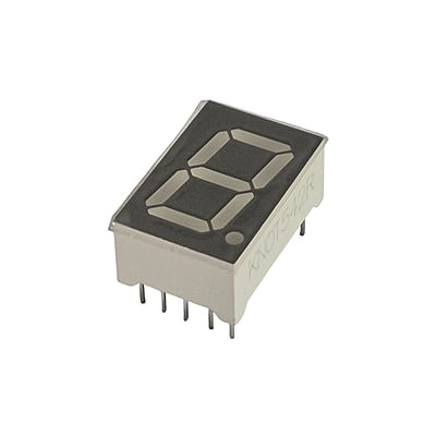 0.56inch 1 Digit 7 Segment LED Display Red Common Anode 0.56inch 1 Digit 7 Segment LED Display Red Common Anode