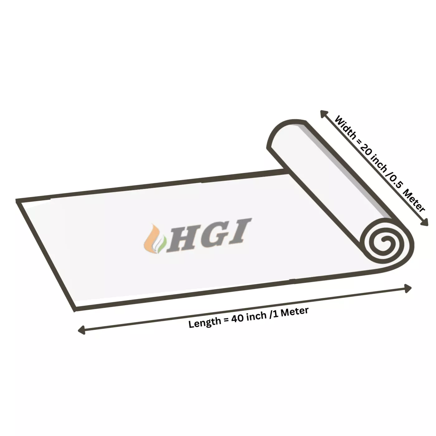 DS348-0.5M Width Transfer Printing Film