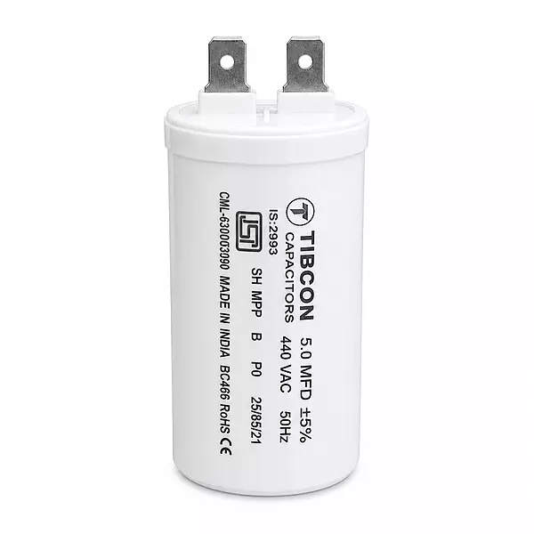 Tibcon 5 MFD 440V Capacitor |Motor Run | Pin