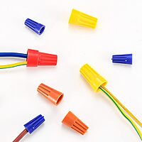 P2 Insulating Insert Twist Electrical Wire Connectors with Spring, Portable Wire Caps for Quick Connection
