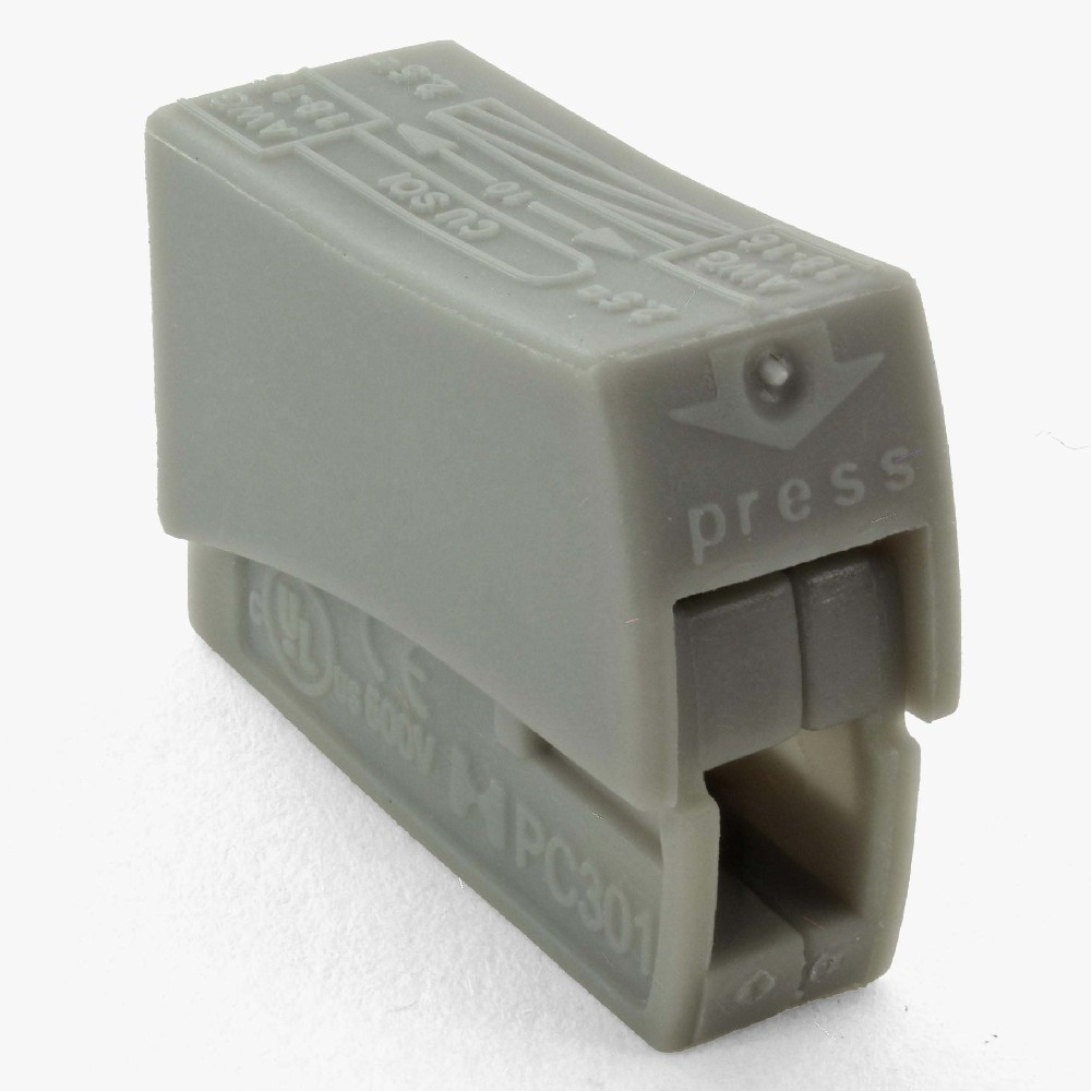 PC301 Easy-Link Lighting Connectors, Push in connector - 1PC