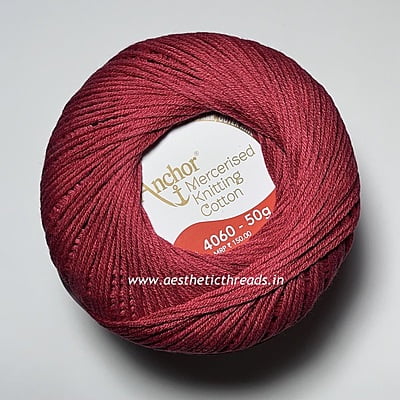 Anchor mercerised 4 ply knitting cotton- Art.4060 Anchor mercerised 4 ply knitting cotton- Art.4060
