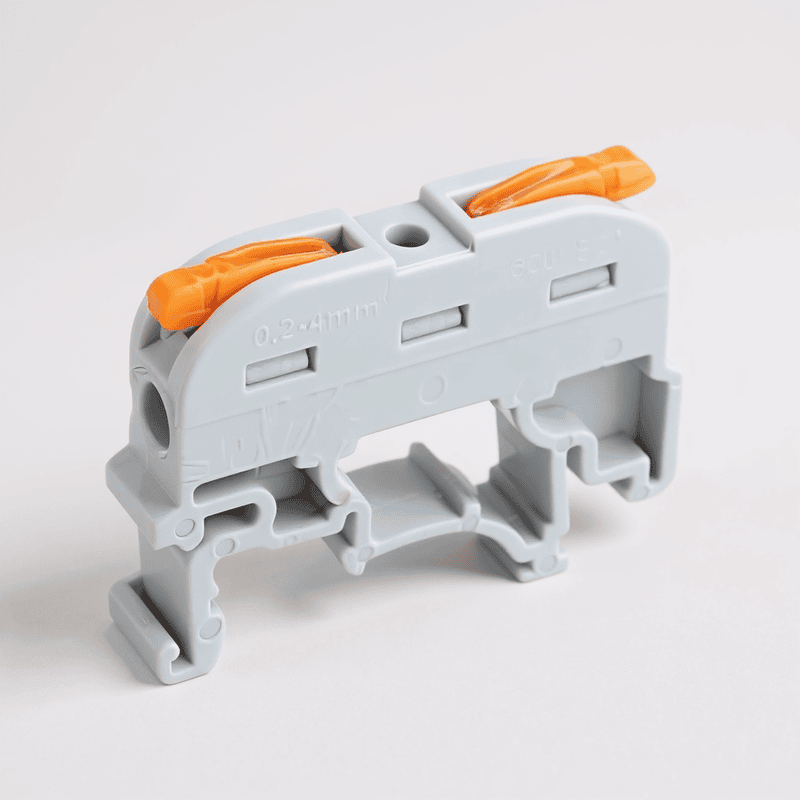 DIN Rail Type, Quick Connection Terminal 1 In-1 Out - PCT-211 (pack of 1)