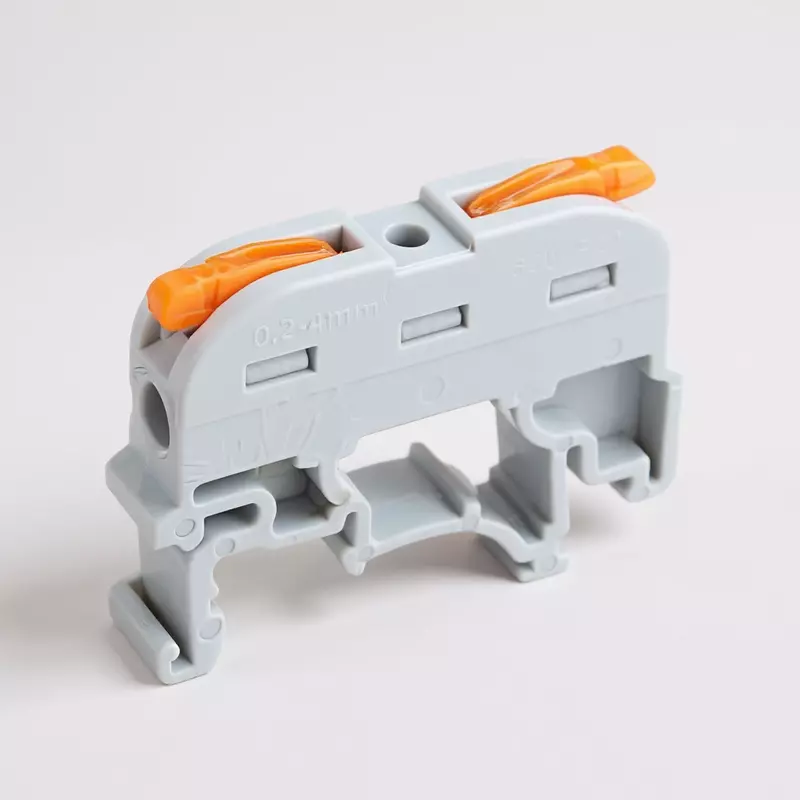 DIN Rail Type, Quick Connection Terminal 1 In-1 Out - PCT-211 (pack of 1)