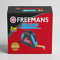 3 Mtr Steel Measuring Tape -  (Blue) With Rubberized Unbreakable ABS case || Click Action Front Lock and Belt Clip