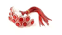220 -240v AC Panel Mount Indicator small Lamp Led for Switch Board- red- 1 qty