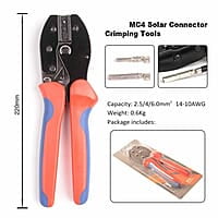 Solar MC4 Crimping Tool for 2.5/4/6mm² Solar MC4 Connector and PV Cable Installation
