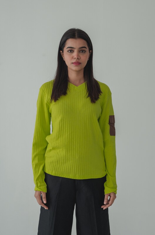 Being Winged - Gender Free V neck Tee (Female)