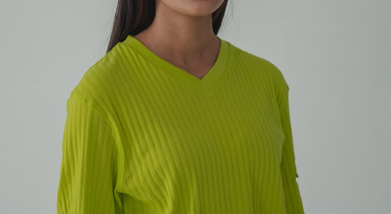 Being Winged - Gender Free V neck Tee (Female)