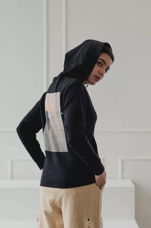 Hooded top