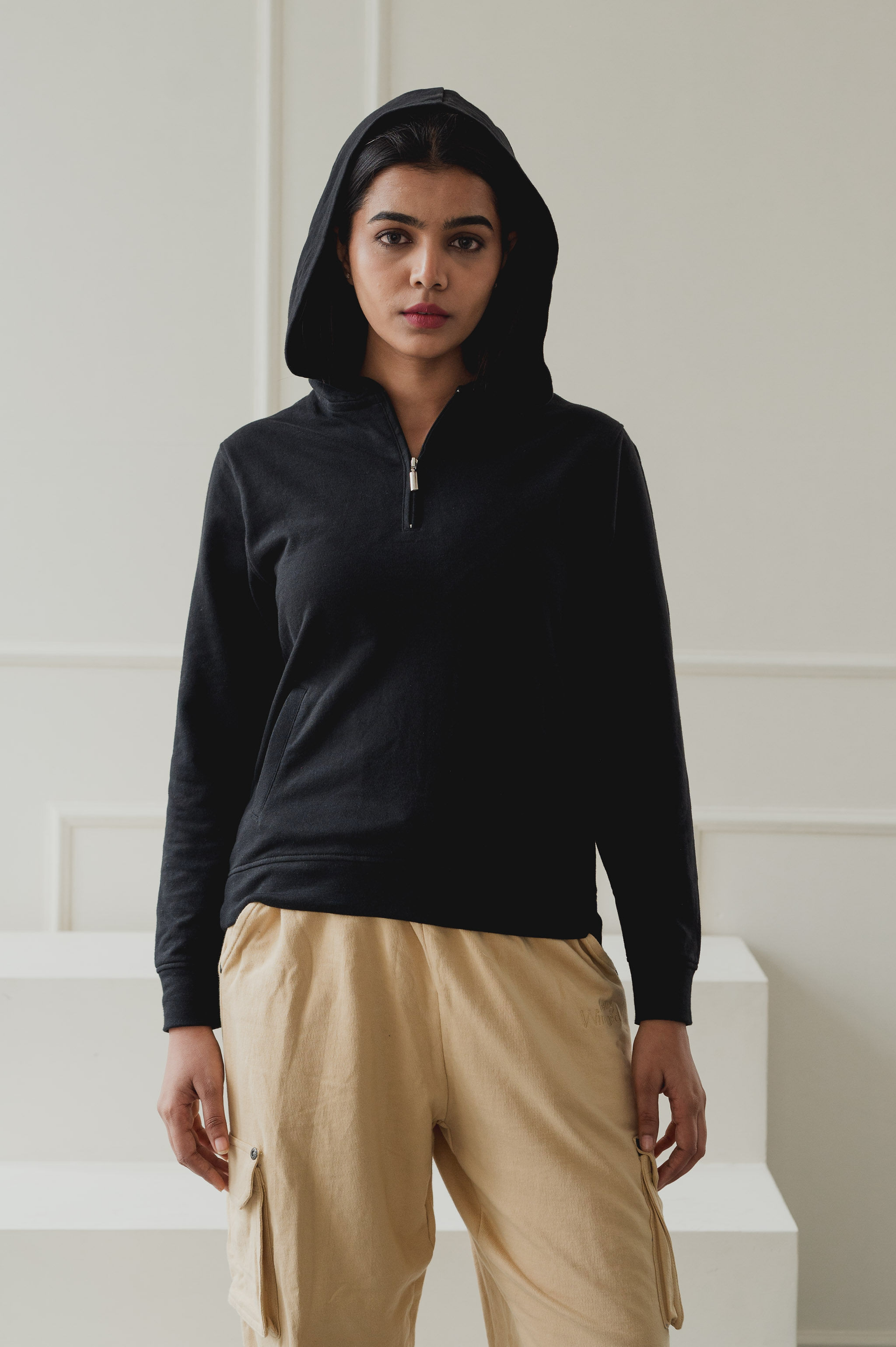 Hooded top
