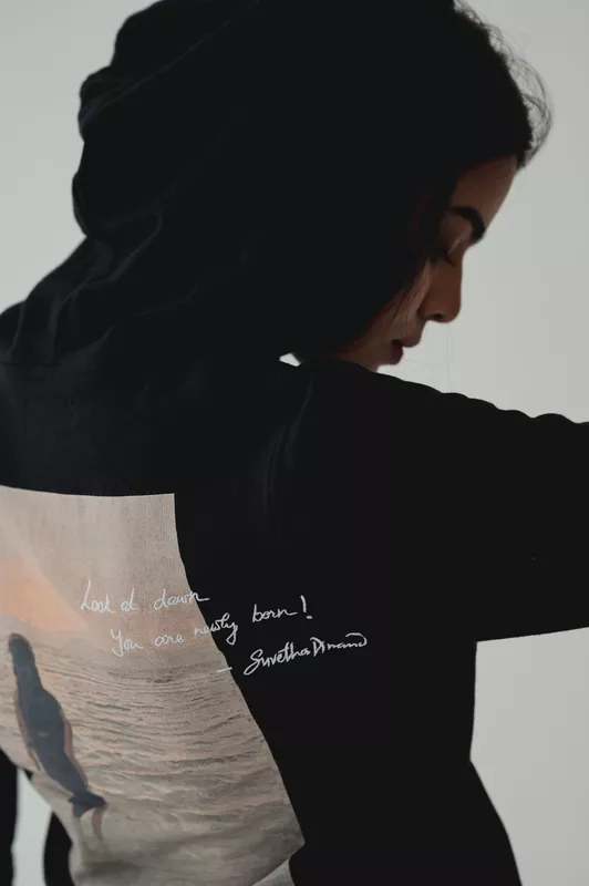 Hooded top