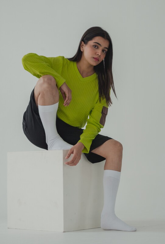 Being Winged - Gender Free V neck Tee (Female)