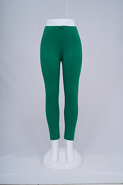 Women Green Ankle Leggings