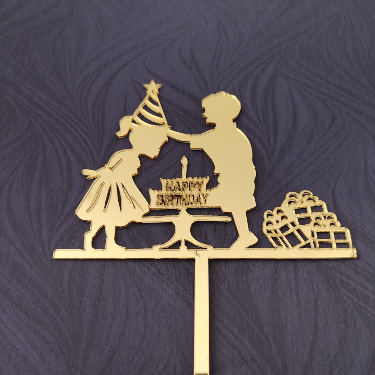 Happy Birthday Acrylic Topper 01