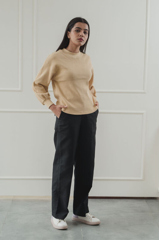 Being Winged - Waffle knit Sweatshirt