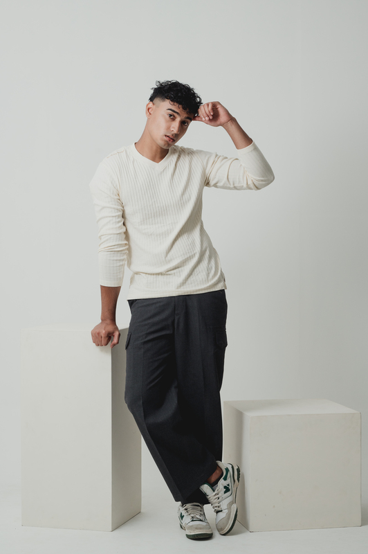 Being Winged - Gender Free V neck Tee (Male)