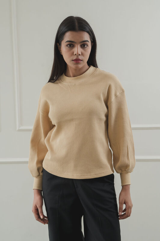 Being Winged - Waffle knit Sweatshirt