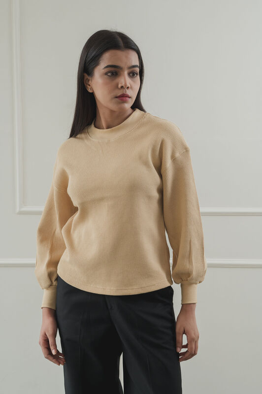 Being Winged - Waffle knit Sweatshirt