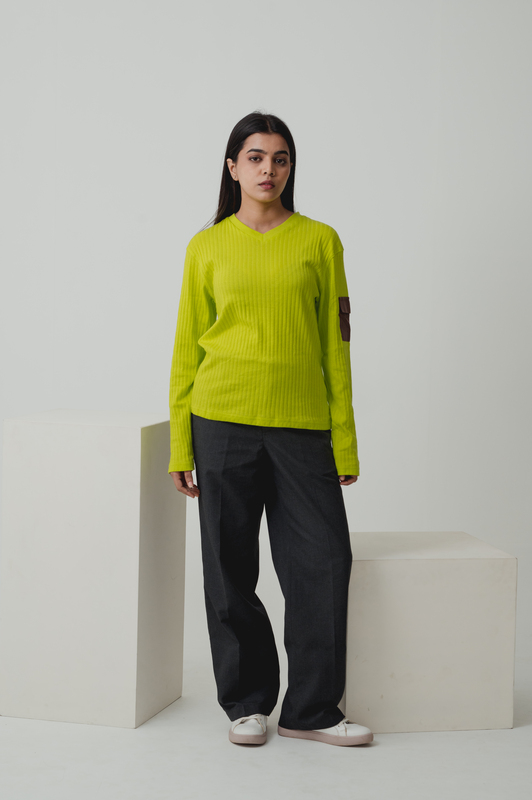 Being Winged - Gender Free V neck Tee (Female)