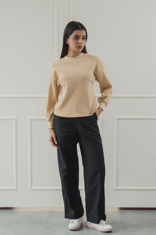 Being Winged - Waffle knit Sweatshirt