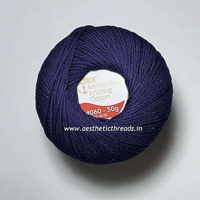 Anchor mercerised 4 ply knitting cotton- Art.4060 Anchor mercerised 4 ply knitting cotton- Art.4060