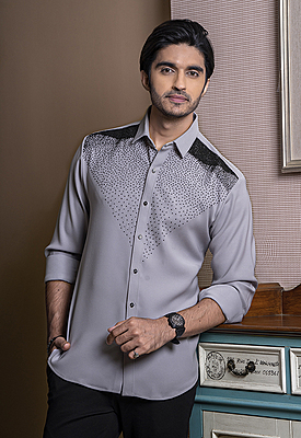 Silver Spark Luxe Shirt