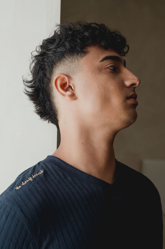 Being Winged - Gender Free V Neck tee (Male)