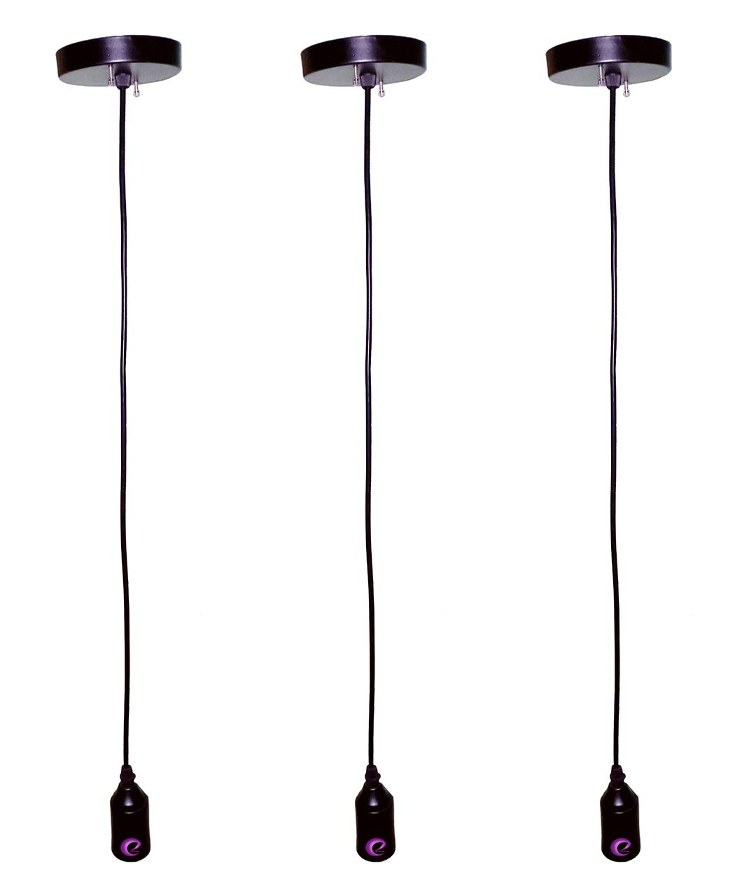 Wire Grippers for Lighting fixtures, M10 Cable Cord Grip, Standard M10 Connection, Suits Wires & Holders for Lights. Pack of 1 Black - 2 Side Thread
