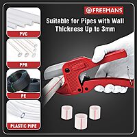 PVC Pipe Cutter - 42mm || Cutting Upto 1-1/8" O.D. | Suitable For PVC Pipes, Rubber Hoses And Plumbing Pipes Cutter
