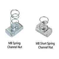 M8 Short Spring Nut ( small ) for ( Mini Rail 100mm,Trapezoidal Short Rail  etc..)