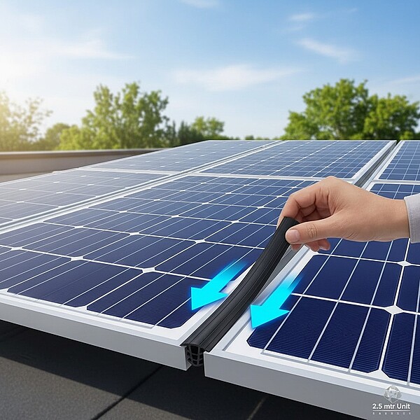Solar Panel Waterproof EPDM Rubber Seal Strip - 2.5 mtr