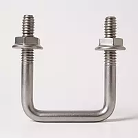 SS U Bolt – M8 x 40mm x 40mm (Fits 1.5" Square Metal Tube) for Solar Panel Fitting -1 qty