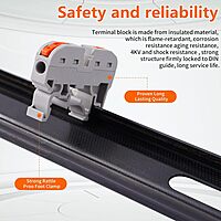 DIN Rail Type, Quick Connection Terminal 1 In-1 Out - PCT-211 (pack of 1)