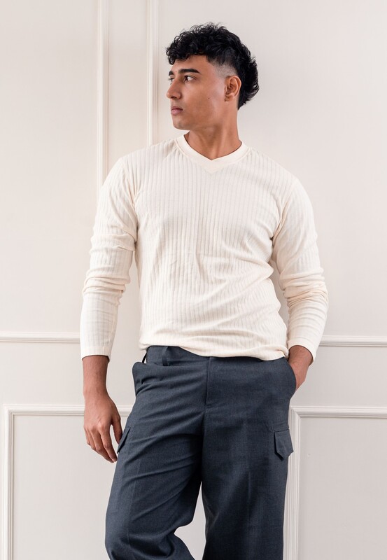 Being Winged - Gender Free V neck Tee (Male)