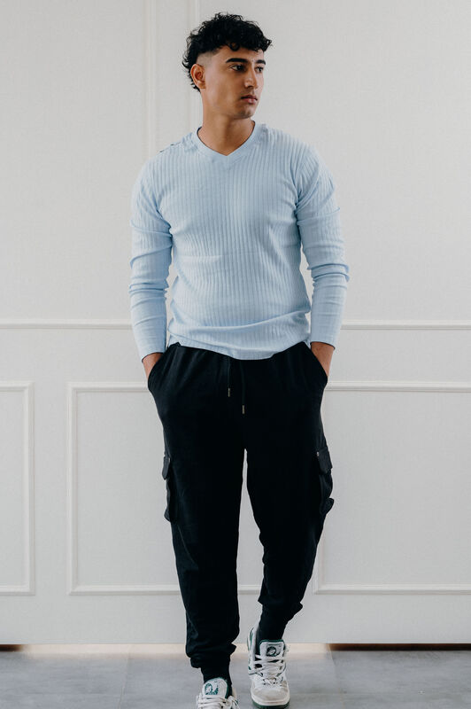 Being Winged - Gender Free V Neck Tee (Male)