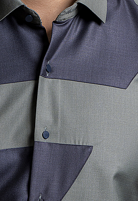 Dual-Tone Urban Shirt