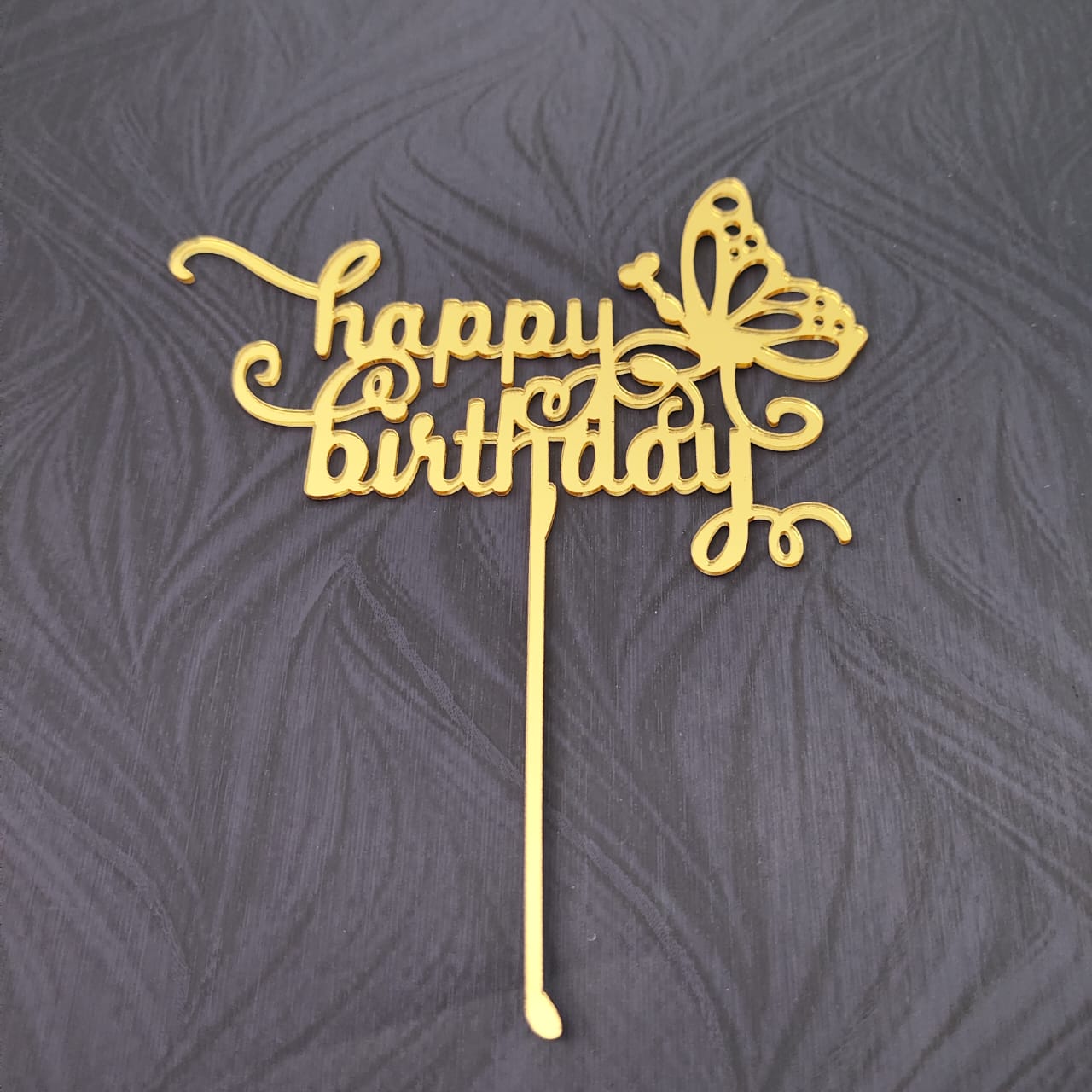 Happy Birthday Acrylic Topper 03