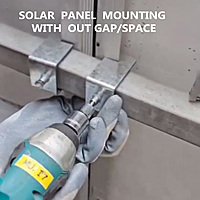 SOLAR PANEL GRIP CLAMP for 1.5 inch (40 mm) sqaure pipe