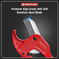 PVC Pipe Cutter - 42mm || Cutting Upto 1-1/8" O.D. | Suitable For PVC Pipes, Rubber Hoses And Plumbing Pipes Cutter