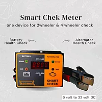 6 Volt To 32 Volt Dc Corded Electric Digital Voltmeter With Battery Health Indicator And Battery Charging Indicator for automobile.