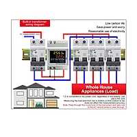 63A 230V Digital Energy Meter  Weather-Proof Mount