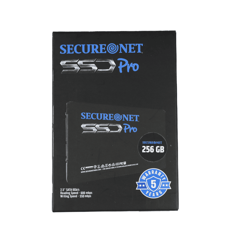 Secure Net 256GB TB SATA Pro SSD