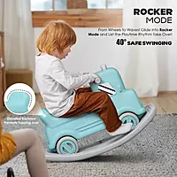All-in-One Rider, Rocker & Balance Board – Blue
